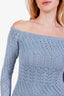 House of Harlow 1960 Blue Crochet Fringe Dress Size S