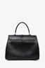 Celine Black Calfskin Leather Classique 16 Top Handle with Strap