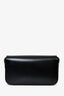 Celine 2022 Black Smooth Leather 'Claude' Triomphe Shoulder Bag
