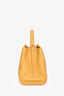 Loro Piana Yellow Leather Soft Cluisee Top Handle with Strap