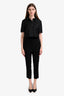 Acne Studios Black Crepe Tailored Pants Size 38