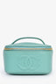 Pre-loved Chanel™ 1997 Turquoise Green Caviar Timeless Vanity