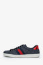 Gucci Grey GG Supreme Canvas Red Python Trim Web Ace Sneakers Size 10 Men's