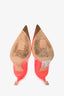 Christian Dior Neon Pink Patent Plexi Pumps Size 37
