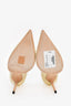 Jimmy Choo Butter Yellow Leather Heels Size 38.5