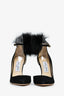 Jimmy Choo Black Suede Rosa Pumps Size 37