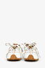 Dorothee Schumacher White Leather Sneaker-Style Mules Size 36