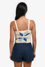 Mother Cream Multicolour Knit Cropped Tank Top Size XS