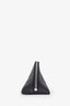 Loewe Black Leather Anagram Triangle Coin Case