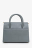 Christian Dior Grey Leather 'St.Honore' Tote Bag with Strap