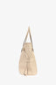 Louis Vuitton Cream Empreinte Leather Neverfull MM Tote with Pouch