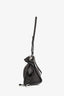 Alaïa Dark Grey Nubuck Leather Medium Le Click EW Shoulder Bag