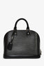 Louis Vuitton 2013 Black Epi Leather Alma MM Top Handle