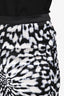 Just Cavalli Black/White Printed Mini Skirt Size 42