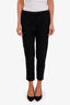Theory Black Virgin Wool Straight Leg Pants Size 4