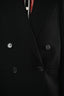 Acne Studios Black Wool Blend Double Breasted Blazer Size 36