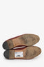 Pre-loved Chanel™ Pink Corduroy Cap Toe CC Ballet Flats Size 37.5
