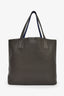 Hermès Grey/Blue Clemence Leather 'Double Sens' Tote Bag