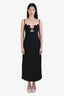Filiarmi Black 'Lily' Midi Dress Size 4