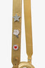 Christian Dior 2016 Gold Metallic Calfskin Cannage Small Lucky Badges My Lady Dior with Strap