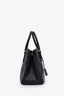 Prada Black Saffiano Leather Double Zip Galleria Tote With Strap