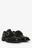 Miu Miu Black Leather Buckle Loafers Size 39.5