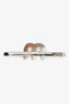 Miu Miu Silver Tone Crystal Embellished Hair Clip