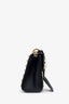 Gucci Black Leather Small Pearly Padlock Chain Bag