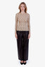 Lafayette 148 Black Lamb Leather Sullivan Straight Leg Pants Size US 0