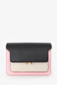 Marni Black/Pink Leather Medium Trunk Bag