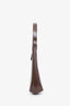 By Far Brown Semi-Patent Leather Amber Shoulder Bag
