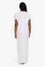Herskind White Cotton Short Sleeve Maxi Dress Size S