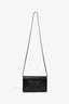 Balenciaga Black Leather Le City Wallet On Chain
