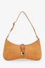 Jacquemus Brown Suede Le Bisou Cadenas Bag