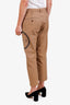 Gucci Brown Logo Chino Straight Leg Pants Size 29