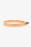 Hermès 18K Rose Gold Diamond Kelly Bracelet PM