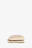 Pre-loved Chanel™ 2011 Metallic Python Crystal CC Logo Clasp Clutch