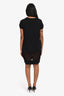 Sacai Luck Black/Navy Striped Short Sleeve Dress Size 3