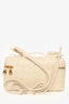 Bottega Veneta Off-White Intrecciato Leather Bang Bang Vanity Case With Detachable Strap