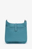 Hermès 2015 Blue Jean Clemence Evelyne 29 with Strap