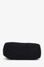 Prada Black Nylon Handbag with Clear Acrylic Top Handles