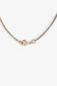 Pre-loved Chanel™ Gold Tone CC Pendant Oval Drop Necklace