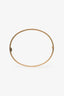Cartier 18K Yellow Gold 4 Diamond Classic Model Love Bracelet Size 20