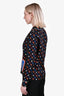 Louis Vuitton 2021 Black Multicolour Silk Game On Pajamas Long Sleeve Shirt Size 36