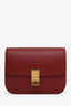 Celine Red Leather Medium Box Bag