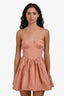 NBD Beige Corset Mini Dress Size XS