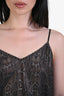 Equipment Brown Snake Patterned Silk Camisole Size XS