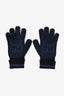 Gucci Blue Cashmere GG Gloves