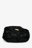 Valentino Black Python Embossed Leather Nuage Bow Hobo Bag