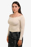 Jacquemus Beige Cotton Sierra Top Size M
